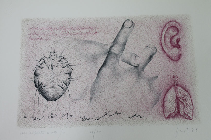 Gualerzi Alfabeto Muto Litografie 1978 Mosaico Chiavari