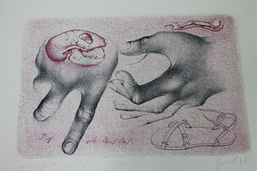 Gualerzi Alfabeto Muto Litografie 1978 Mosaico Chiavari